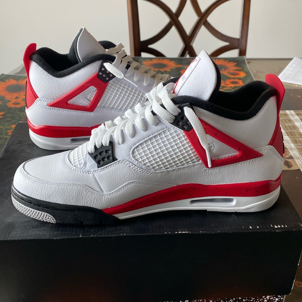 New Air Jordan 4 Red Cement